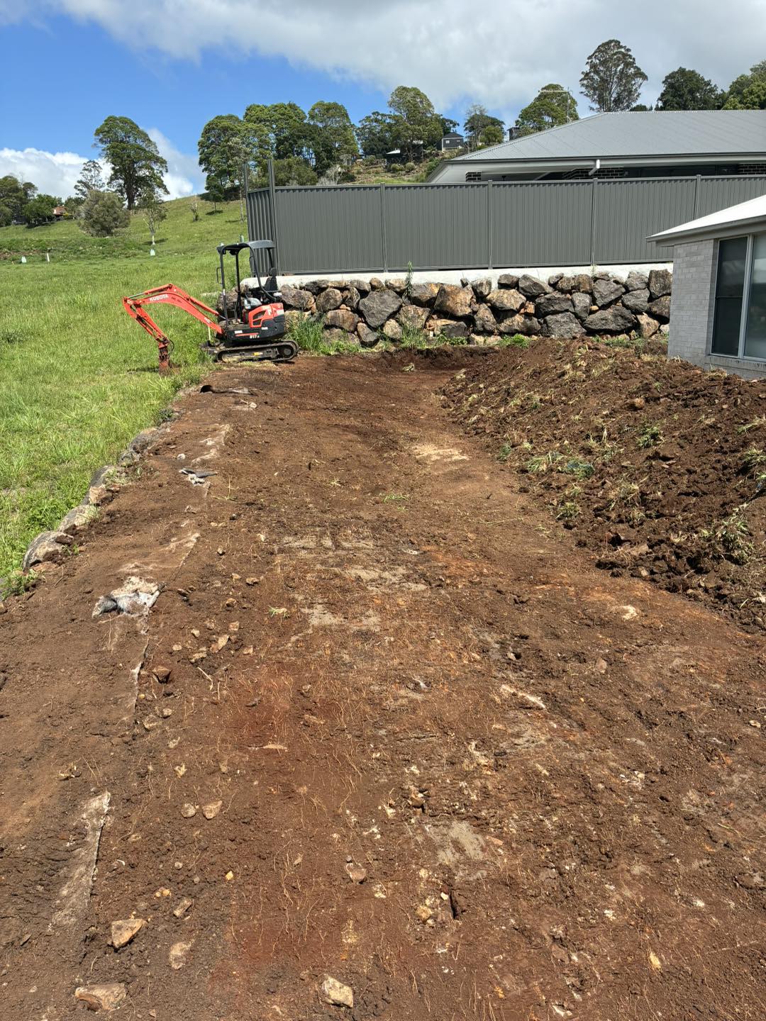 Backyard levelling - Goonellabah