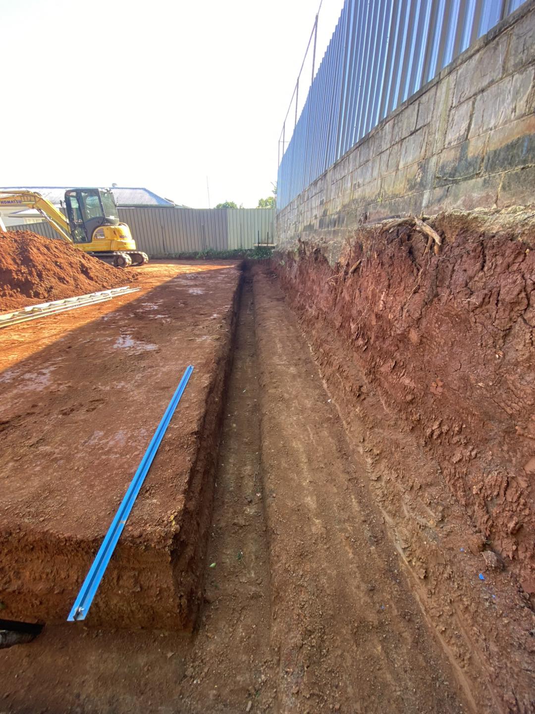 Site preparation - Lismore Heights